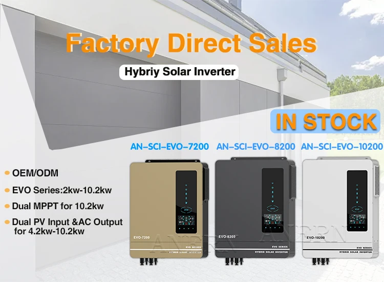 5kva hybrid off grid inverter 24v dc to 220v ac 10000 watt power inverter