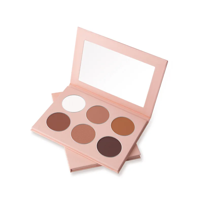 Private Label Cosmetic Pressed Powder Blusher Makeup No Logo High Pigment Private Label Blush Palette Waterproof Mood Light