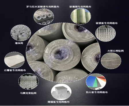 Alkali-resistant fiberglass mesh with flame retardant coating 160g 4x4MM