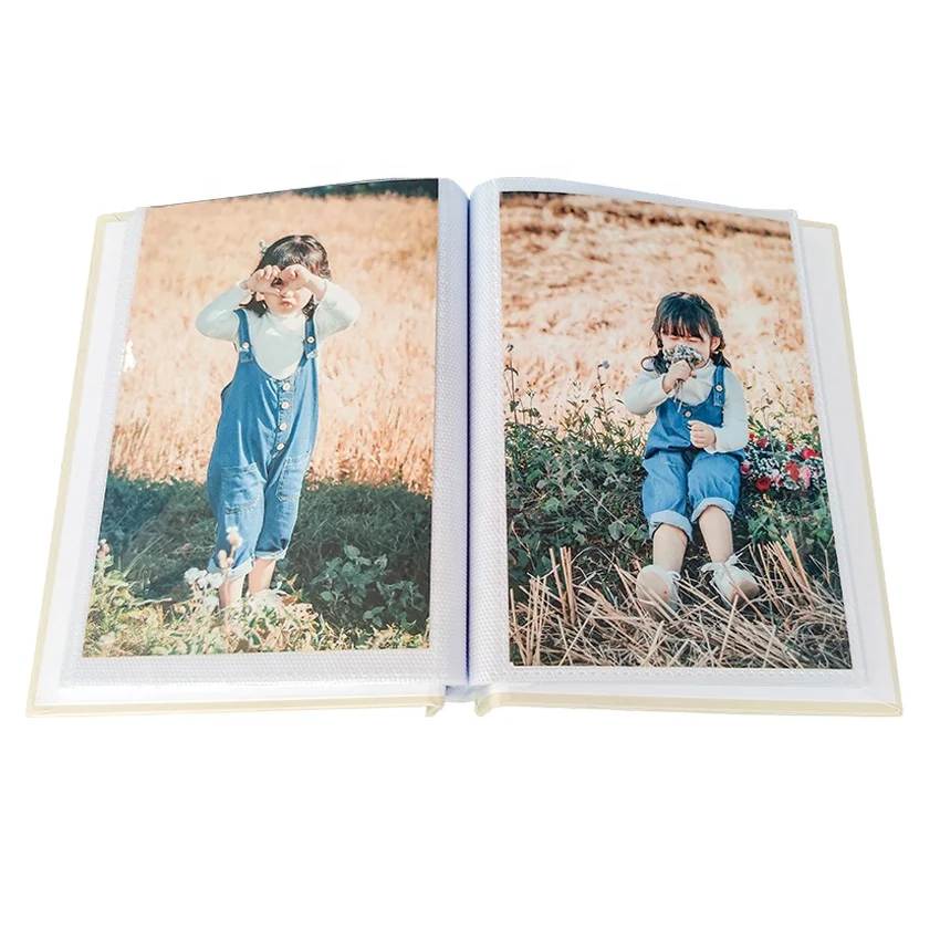 Colorful Mini Photo Album 4x6 PP Pocket Sheet Screw Bound with 40 Photos Paper Cover Printing for Gift