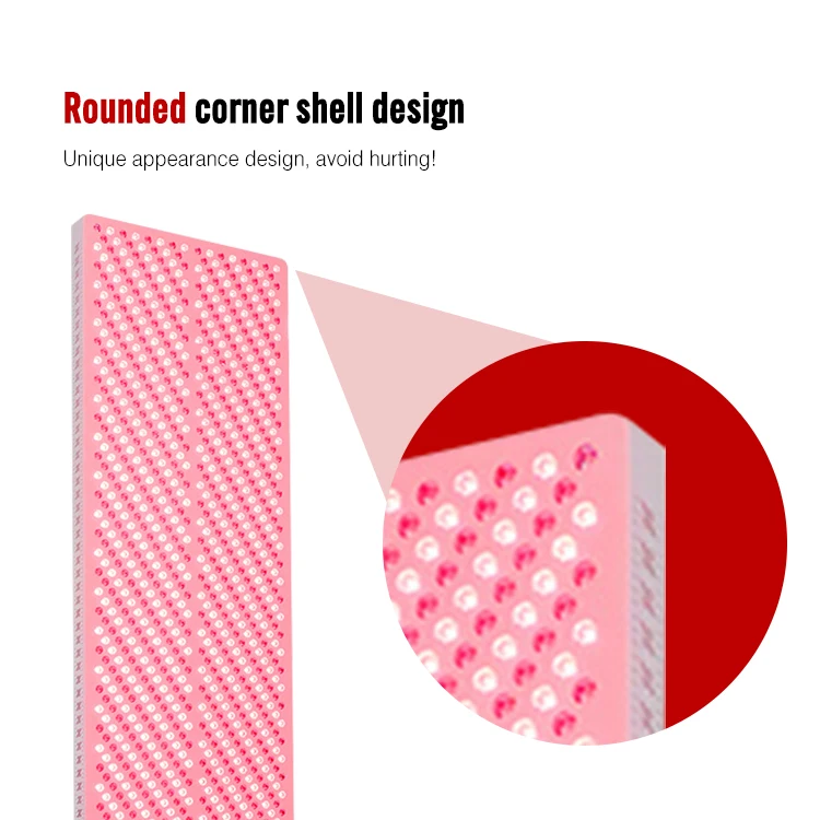 600W 660nm&850nm Safe Medical Grade Infrared Lamp Physical Red LED Light Therapy Panel