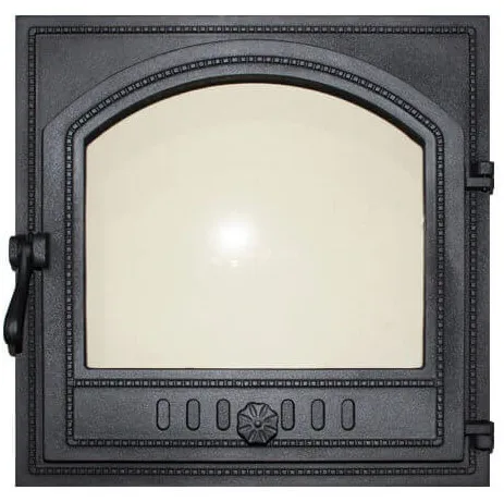 
Стеклянная дверь для камина 23 кг, доставка по морю 