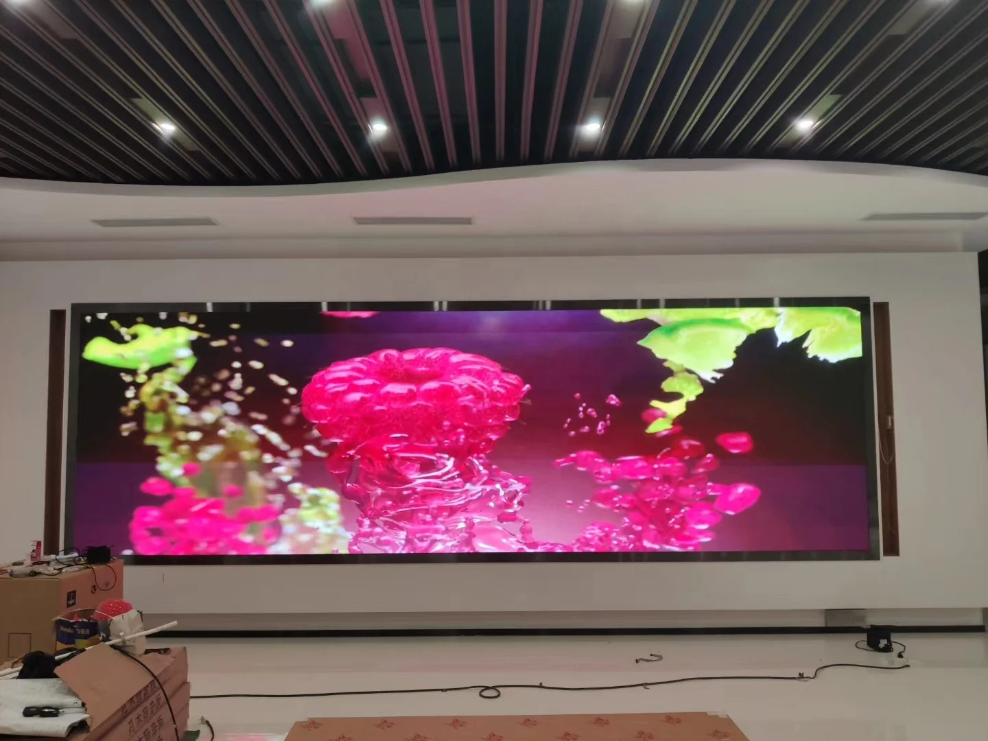 P1. 86 черный светодиодный 640x480 мм видео настенный полноцветный дисплей для помещений экран высокой четкости Pantalla led