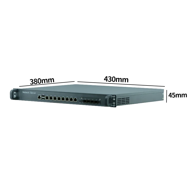 I7-4770-1U-8LAN  4-10Gsfp port firewall Structure Network Security in-tel   firewall Substantial benefits energy conservation