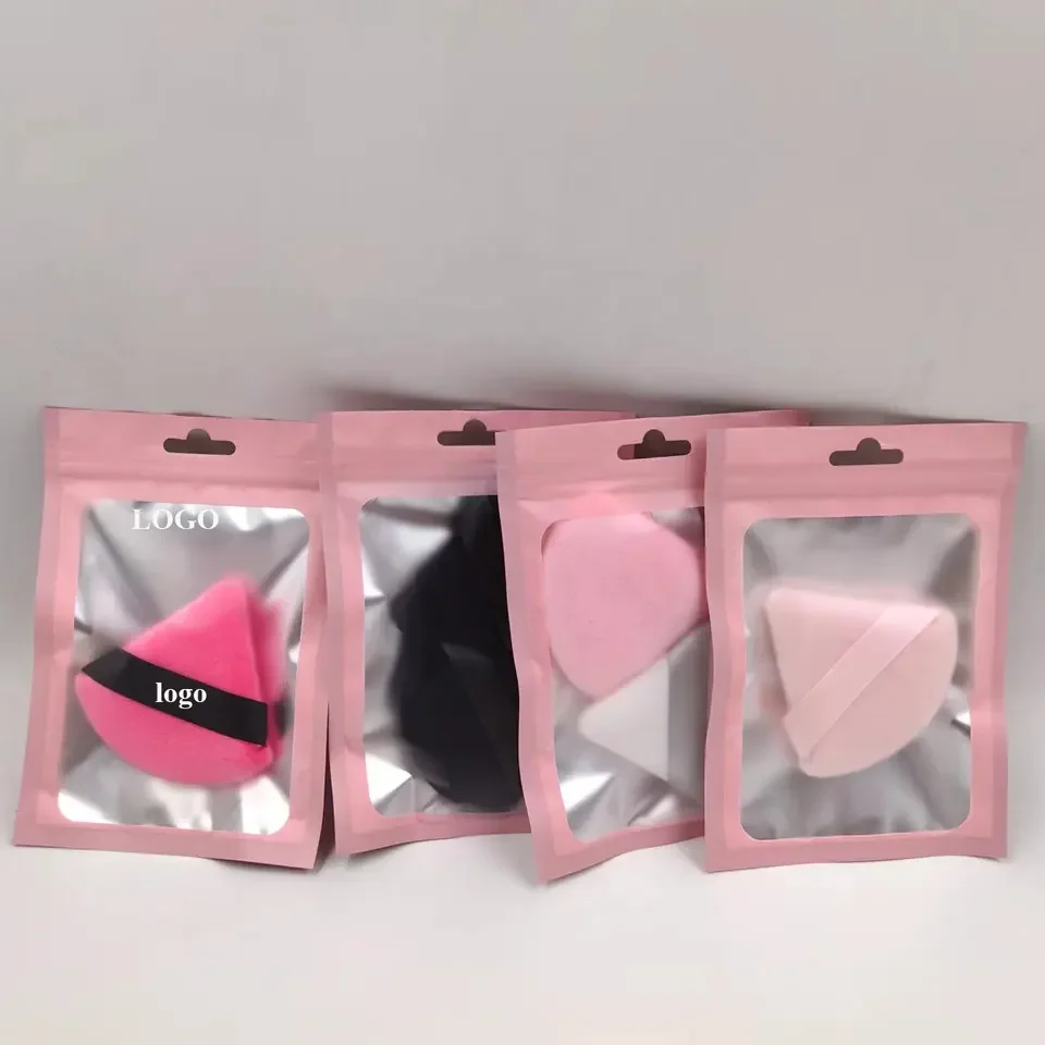 2pcs Private Label Custom Logo Makeup Sponge Cosmetic Puff  Customized Powder Puff