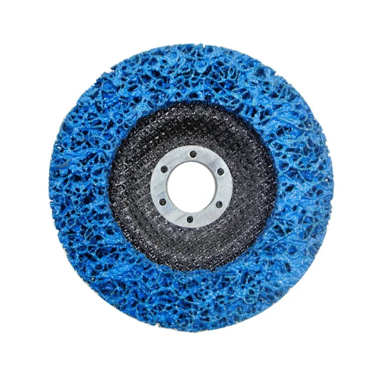 SATC Cleaning battery for Angle Grinder Paint Clean Strip Disc, 4-1/2 Inch Coarse Cleaning Disc Blue