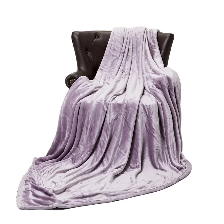 Super cozy travel blanket in pouch  throw blanket for double bed