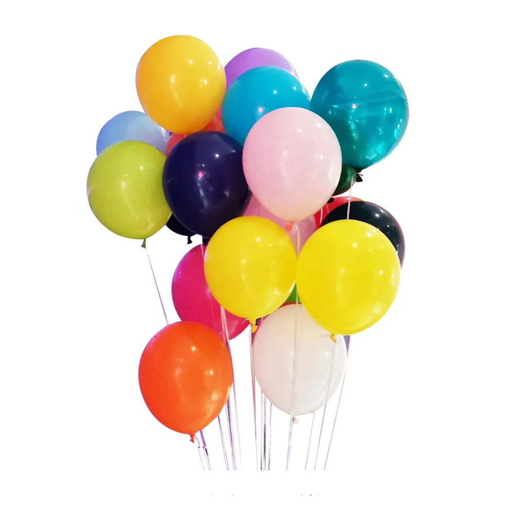 Wholesale Thick Natural Latex 10inch 10inch Ballon Round Standard Metallic Pearl Party Balloon in Bulk