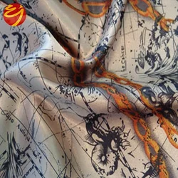 Fashional Satin 100 % Polyester silk Fabric For Dress