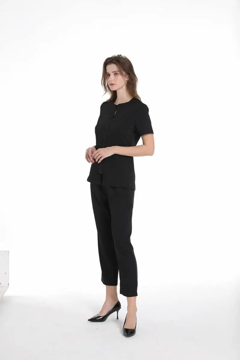 Factory direct sales can customize the size of beauty salon uniforms, and foot massage shop hotel uniforms are used for hotels