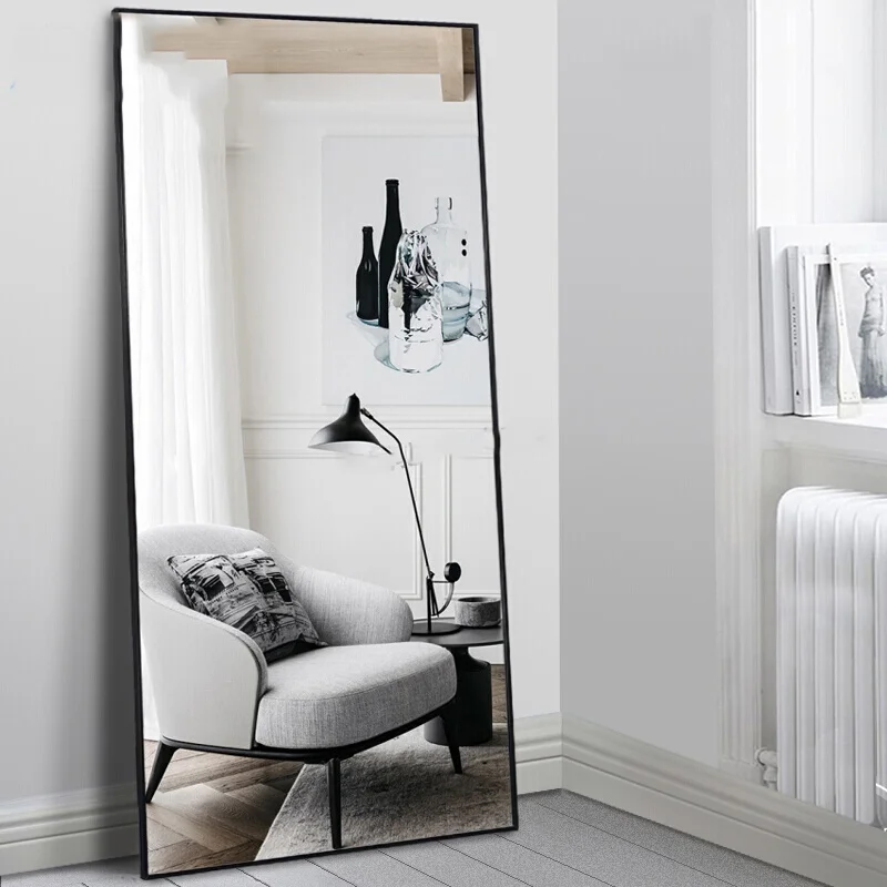 wholesale Factory standing wall mirror full length dressing mirror with frame floor mirror