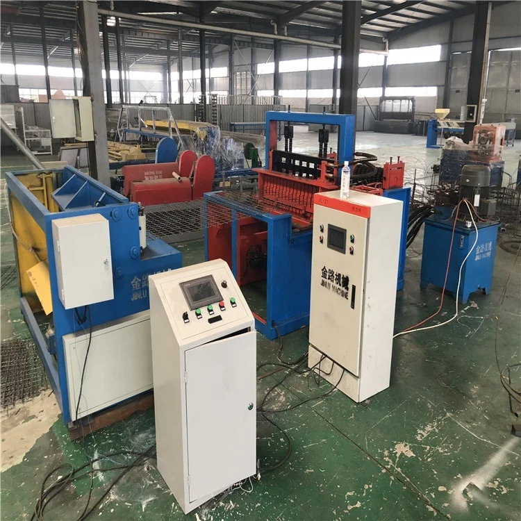 Full automatic knitting machine for crimped wire mesh machine