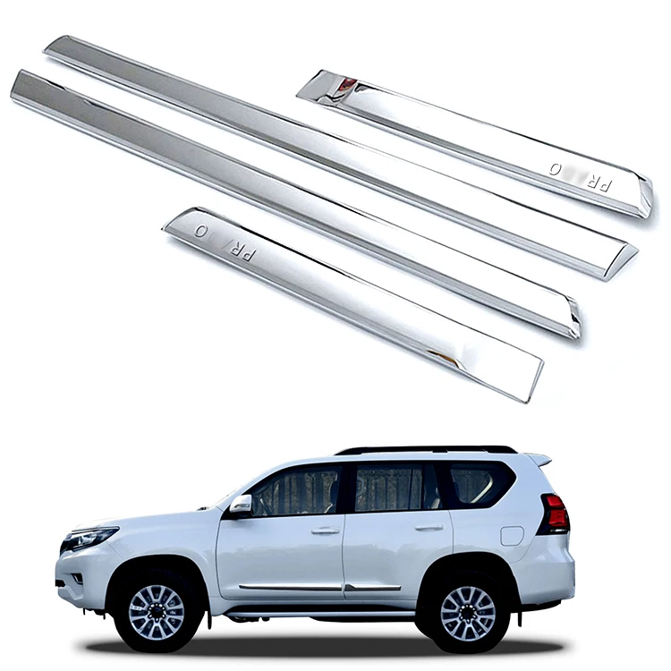 Other Exterior Accessories Side Door Molding Trims Body Kit  Car Side Door Panel Body Molding  Decoration Cover Trim for Prado