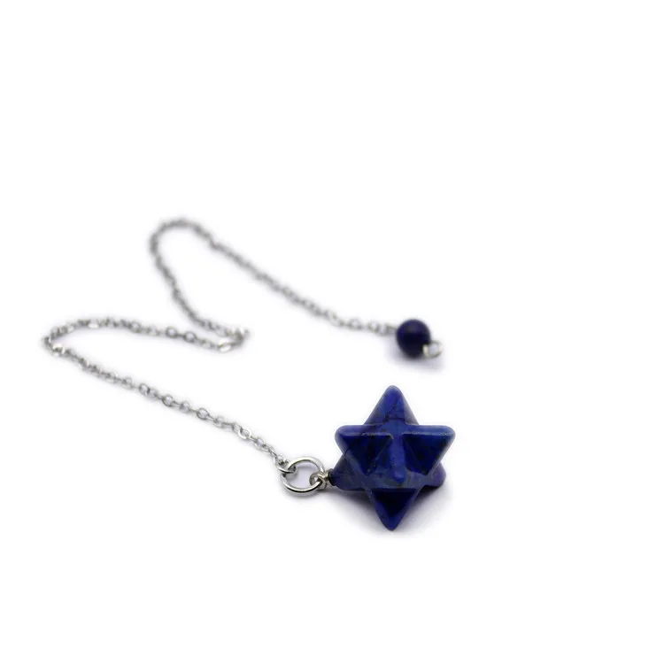 2020 New Arrivals Crystal Merkaba Pendulum Charm Pendent Necklaces