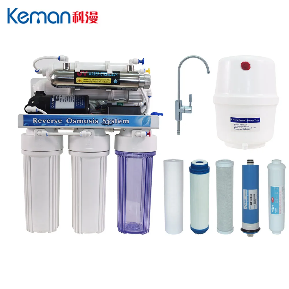 Кухонная ro машина для очистки фильтра воды с ультрафиолетовым стерилизатором