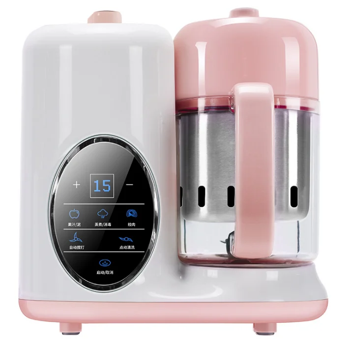 2021 New Electric Tritan Baby Multifunction Food Processor Household Steaming and boiling in one Food Mixer Blender