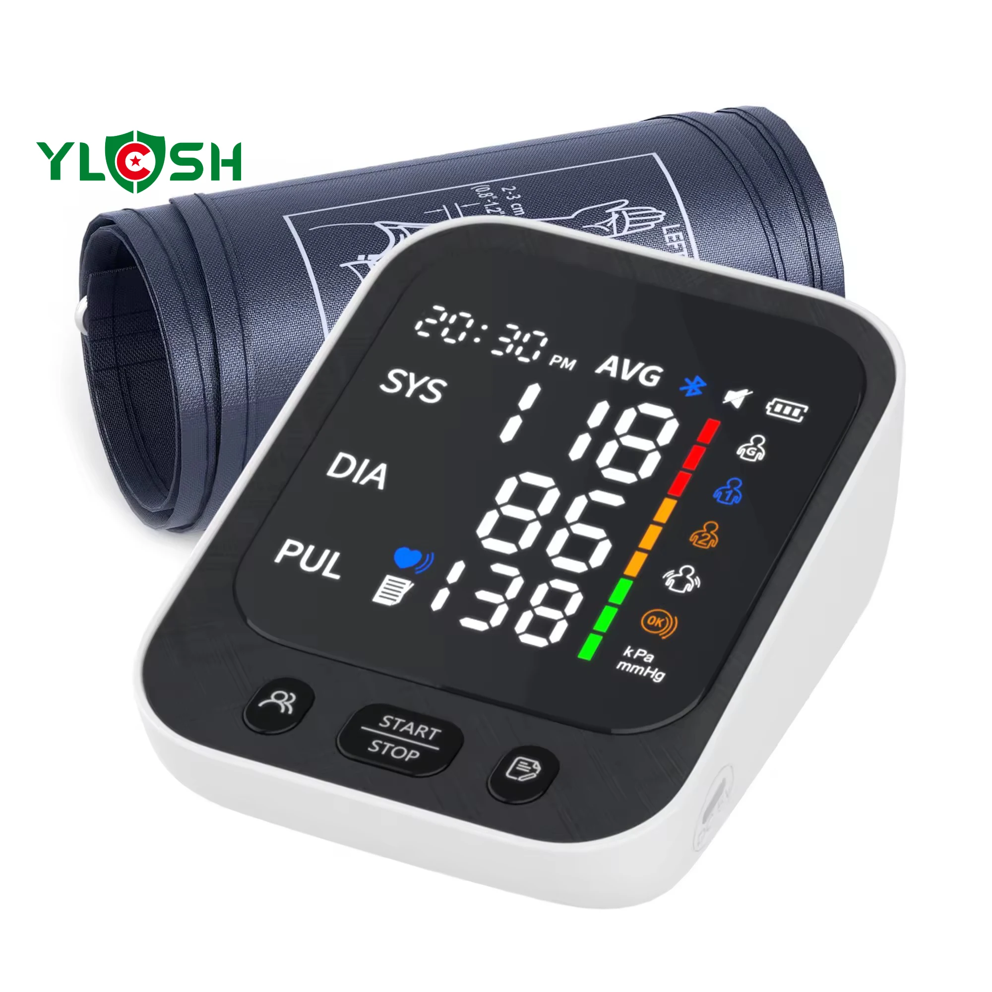 Smart Electronic Speakers Digital Automatic Blood Pressure Monitor Portable Bp Monitor Blood Pressure Machine Upper Arm
