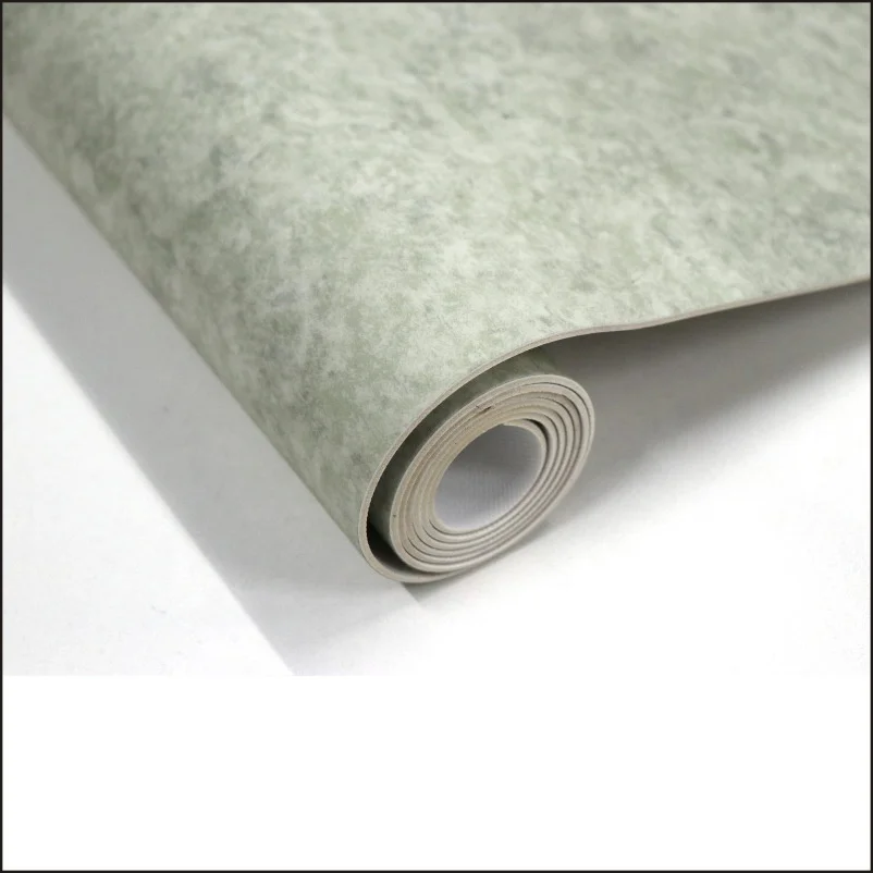 Waterproof Soundproof Marble Look PVC Commercial Heterogeneous Vinyl Floor Gloss Sheet Roll Flooring Prices