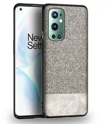Luxury Ultra Slim PU Leather Shockproof Denim Fabric Pattern Phone Case For Oneplus 9 Pro