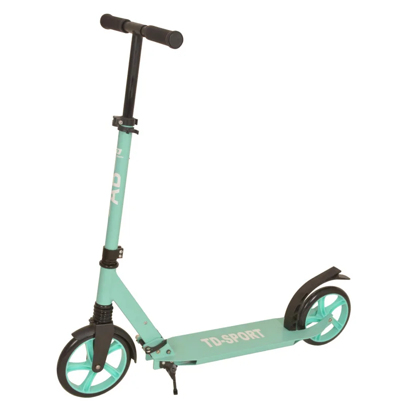 NEW Foldable two wheel adults scooter 200MM PU wheel ALU frame suspension kick stand Adjustable height city walk urban