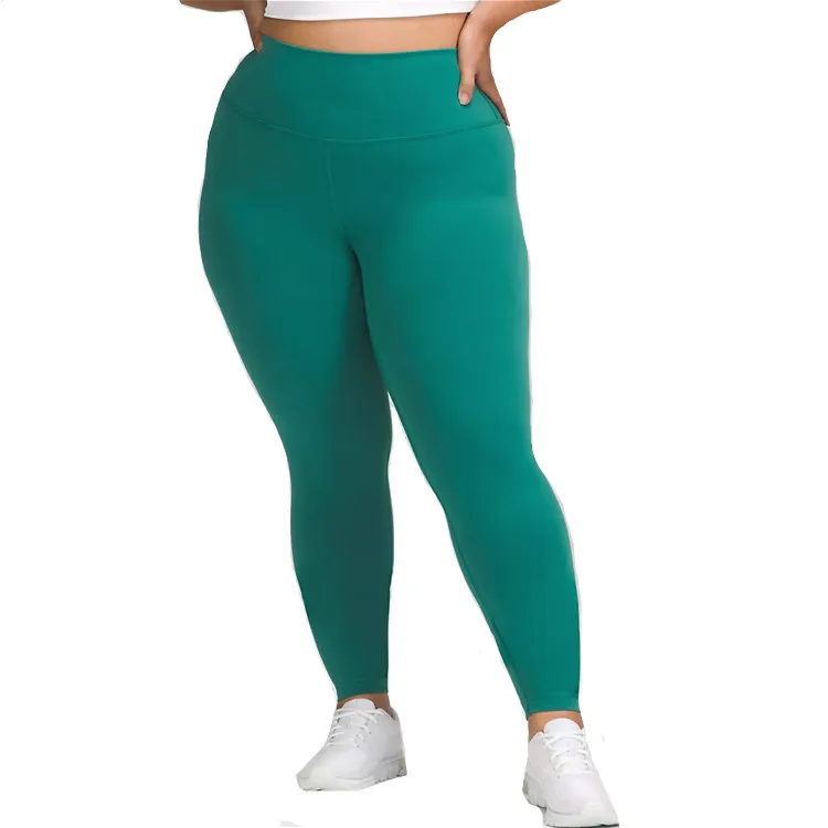 Workout plus size fitness clothing wear yoga pants high waisted plus size fitness leggings for women