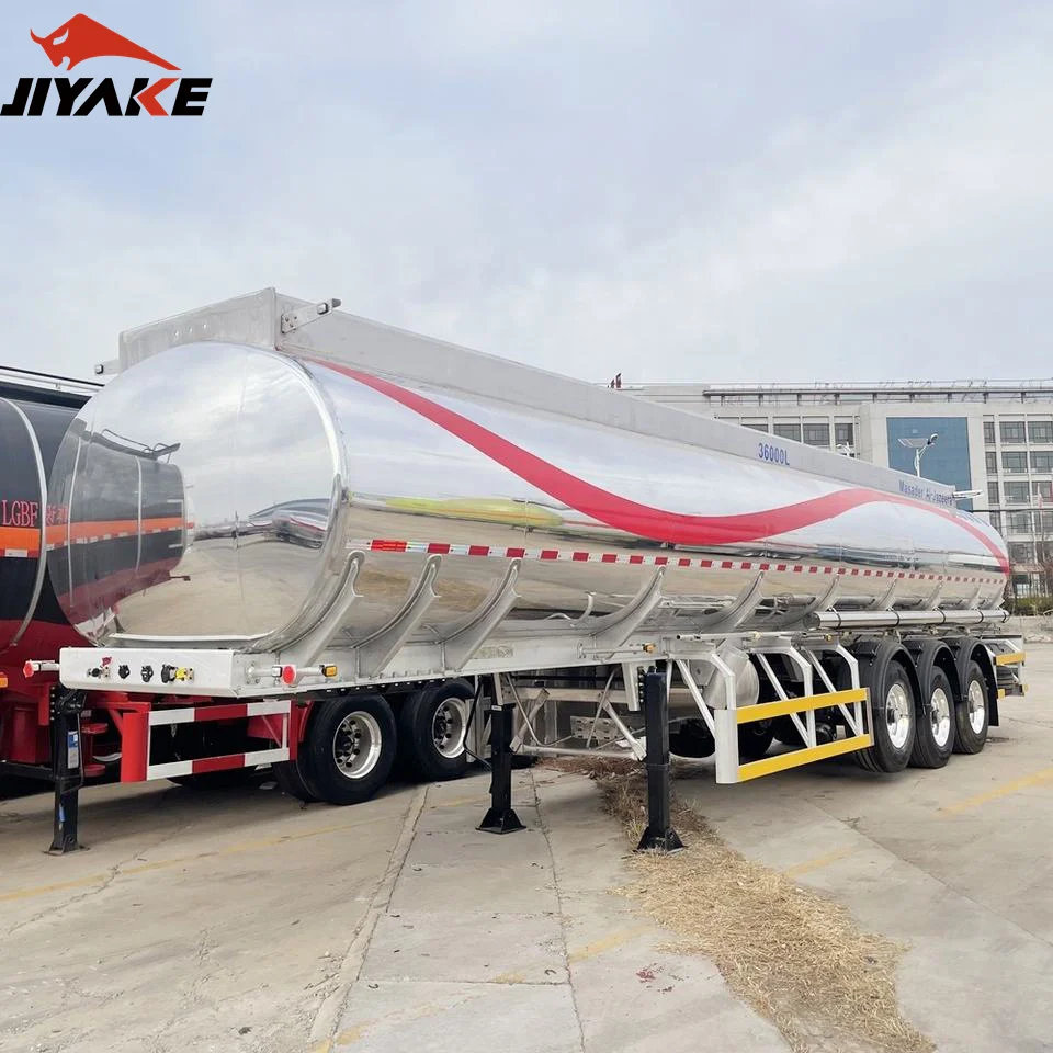 3 Axle 4 Axle 30000 Liters 40000 Liters 45000 Liters Buffalo Milk Tanker Truck Liquid Transport Fuel Tank Trailer