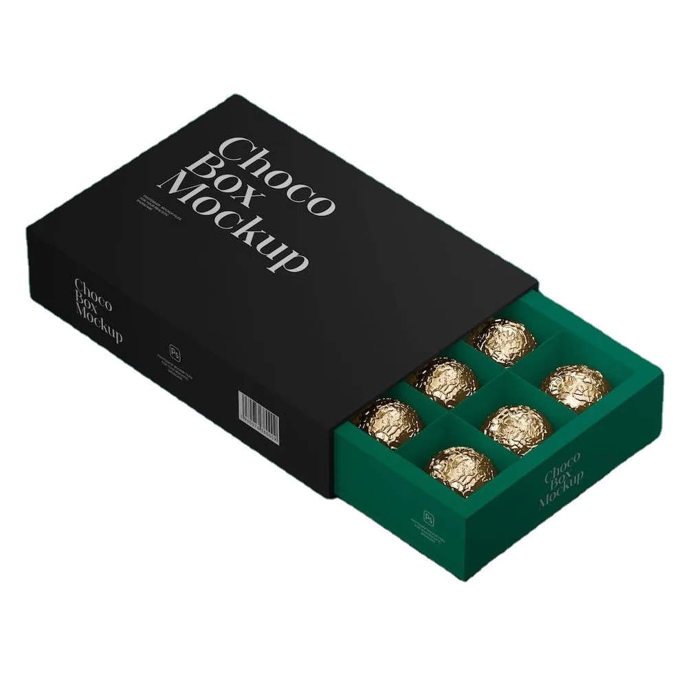 Wholesale Mailing Shipping Custom Logo Printed Paper Sleeve Drawer Sliding Chocolate Packaging Box For Small Business