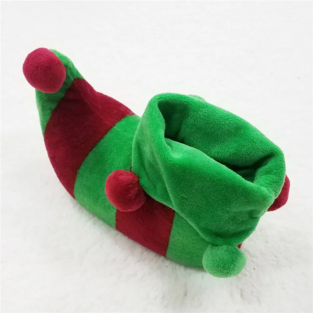
Зеленые туфли-реквизиты клоуна, сверхмягкая ткань, зимние теплые домашние хлопковые туфли для обработки карт, пользовательские домашние хлопковые туфли 