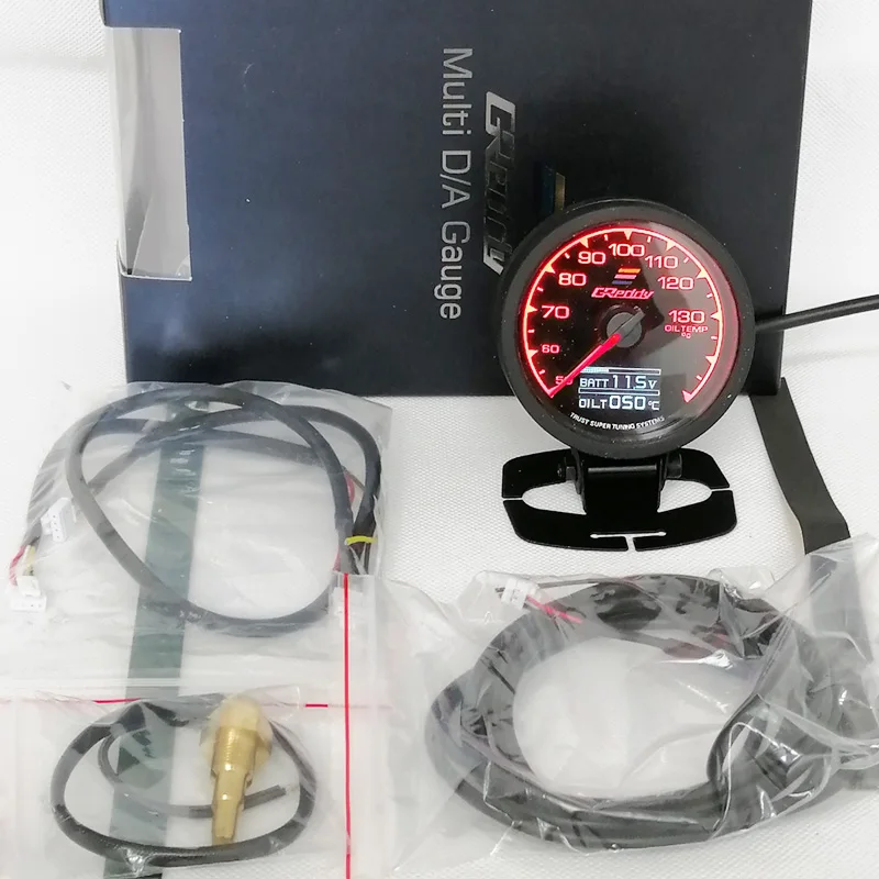 62mm GReddi Meter 7 Colour LED Digital Meter Boost Turbo Volt Display Water Oil Temp Fuel oil Pressure RPM Vacuum AFR Gauge
