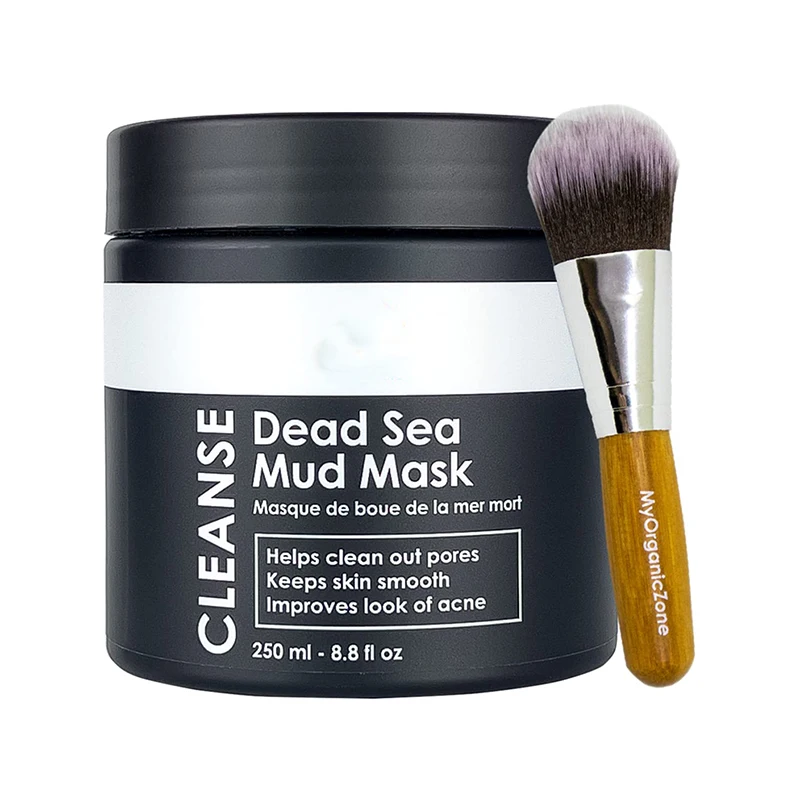 Private Label Women Men Natural Face Skin Care Improve Blackheads/Whiteheads/Acne/Clogged Pores Dead Sea Mud Mask For Oily Skin