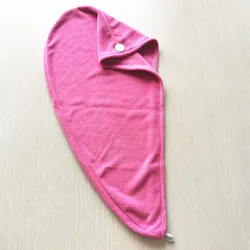 80 polyester 20 nylon warp knitting  microfiber hair drying towel super absorbent quick dry  hair