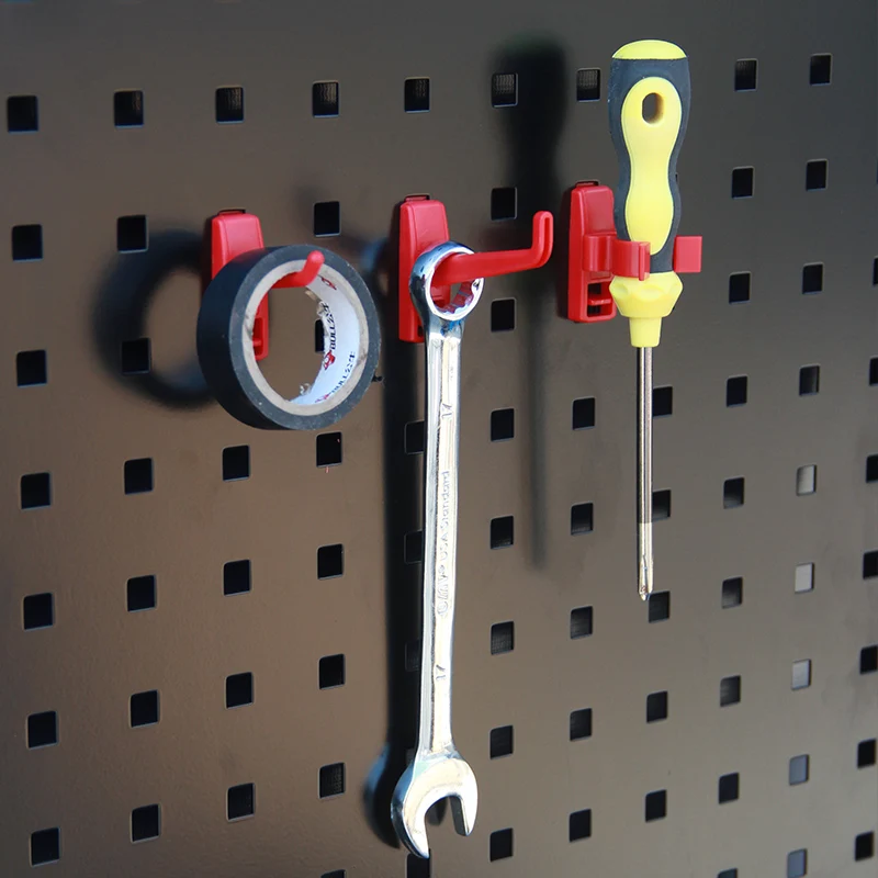 Wholesale garage tool hanging board plastic pegboard hooks