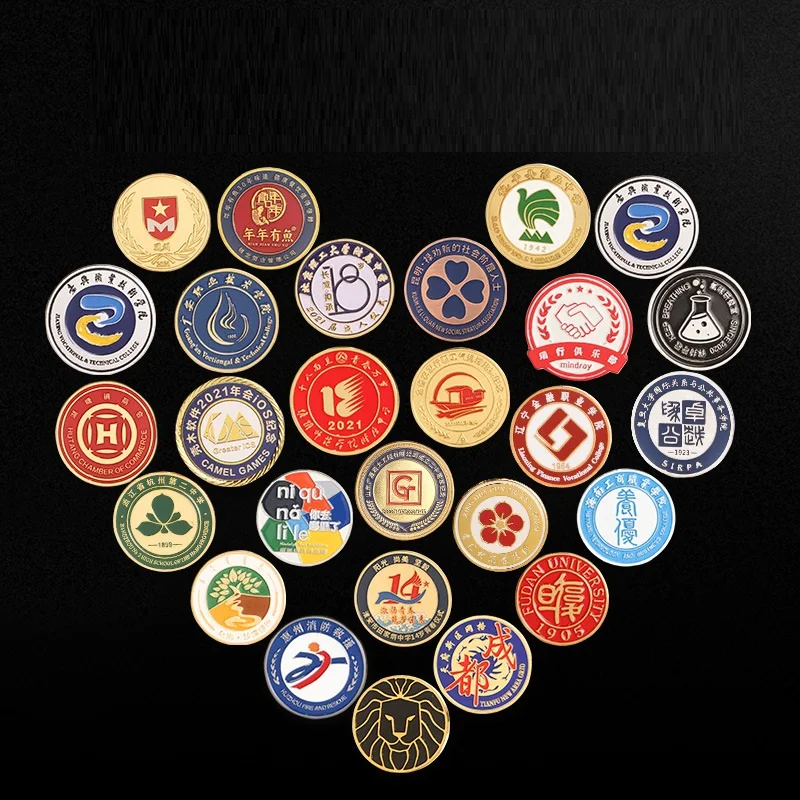 Customized metal badges, enamel pins, brooch cartoon badge, jeans, lapel, cute gift