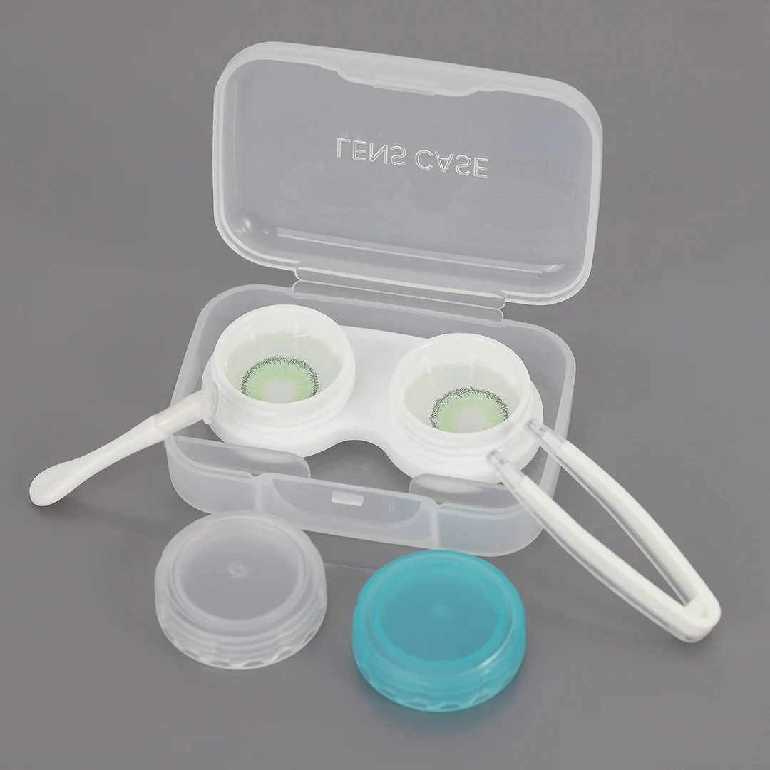 Case for Contact lenses  TK2013 contact lenses accessories cute colored contact lens case