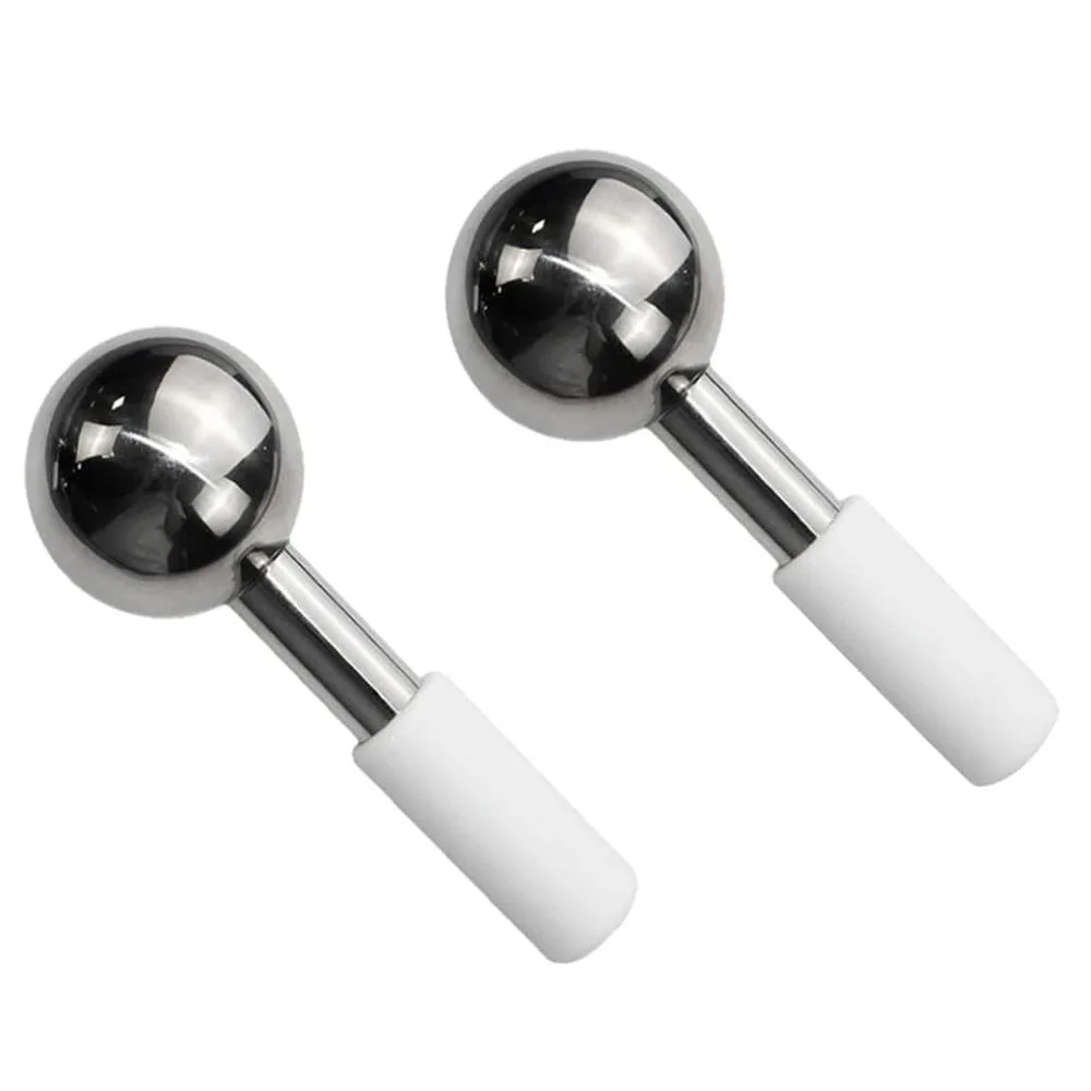 Facial Metal Ice Globes Face Massager Beauty Stainless Steel Ice Ball For Face And Skin care