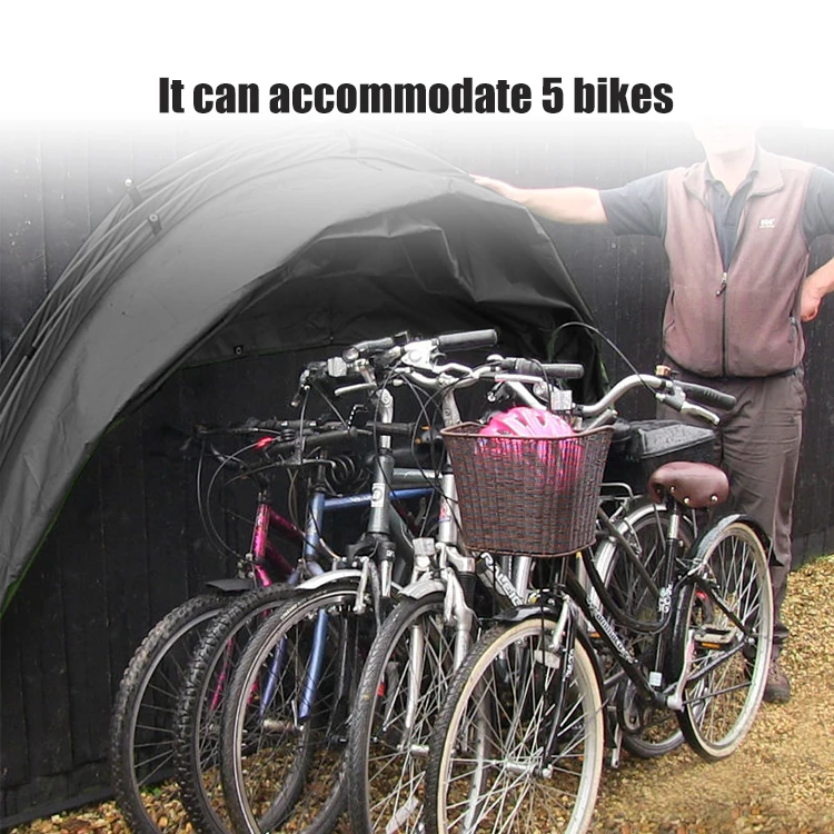 HOMFUL Waterproof Outdoor 90 Degrees Bike Storage Tent Bike Cover Tent Bike Tent for Bicycle