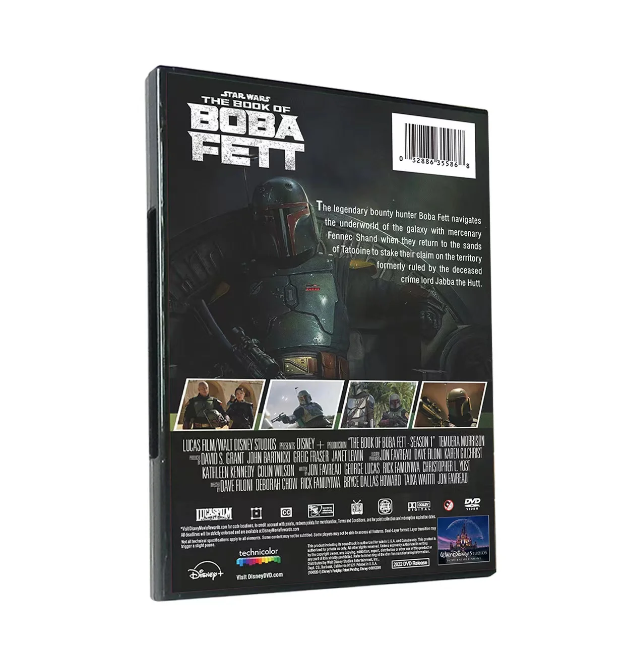 Star Wars The Book Of Boba Fett DVD 2discs New release dvd movies tv series CD music blu ray factory supply free shipping