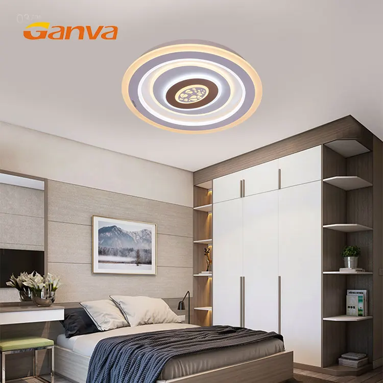 Modern Classic Home Decorative Dining Room Bedroom Remote Control Led Ceiling Light