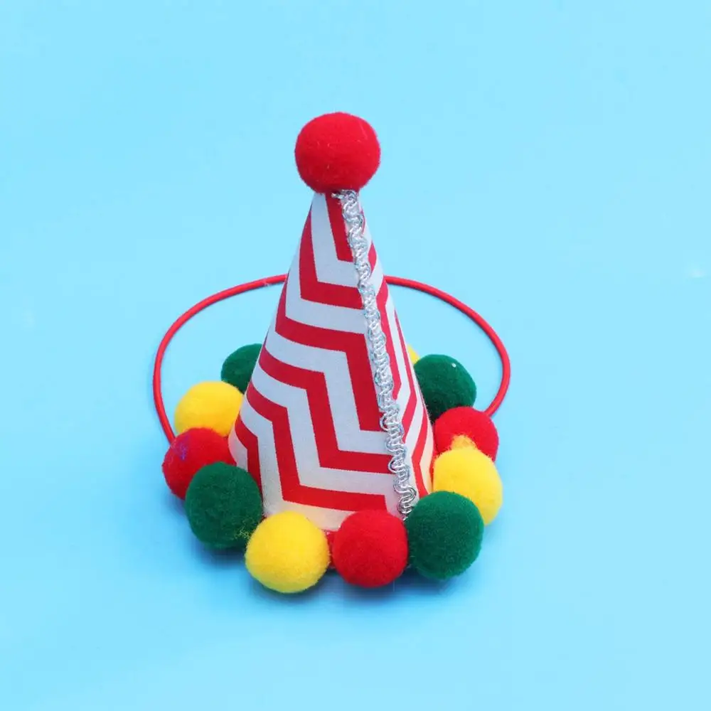 Dog Birthday Hat Pet Cat Dog Birthday  hat Reusable Headwear Bowknot Party Costume Perfect Dog Birthday Party Supplies