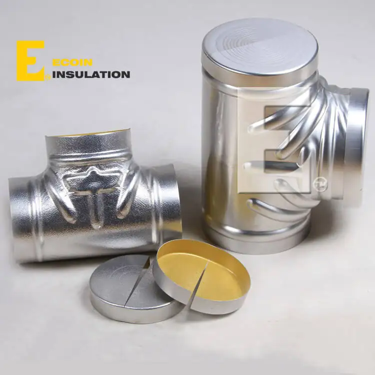 Aluminum 3003 Metal Jacketing fittings Aluminum Elbow Insulation for Pipe Insulation
