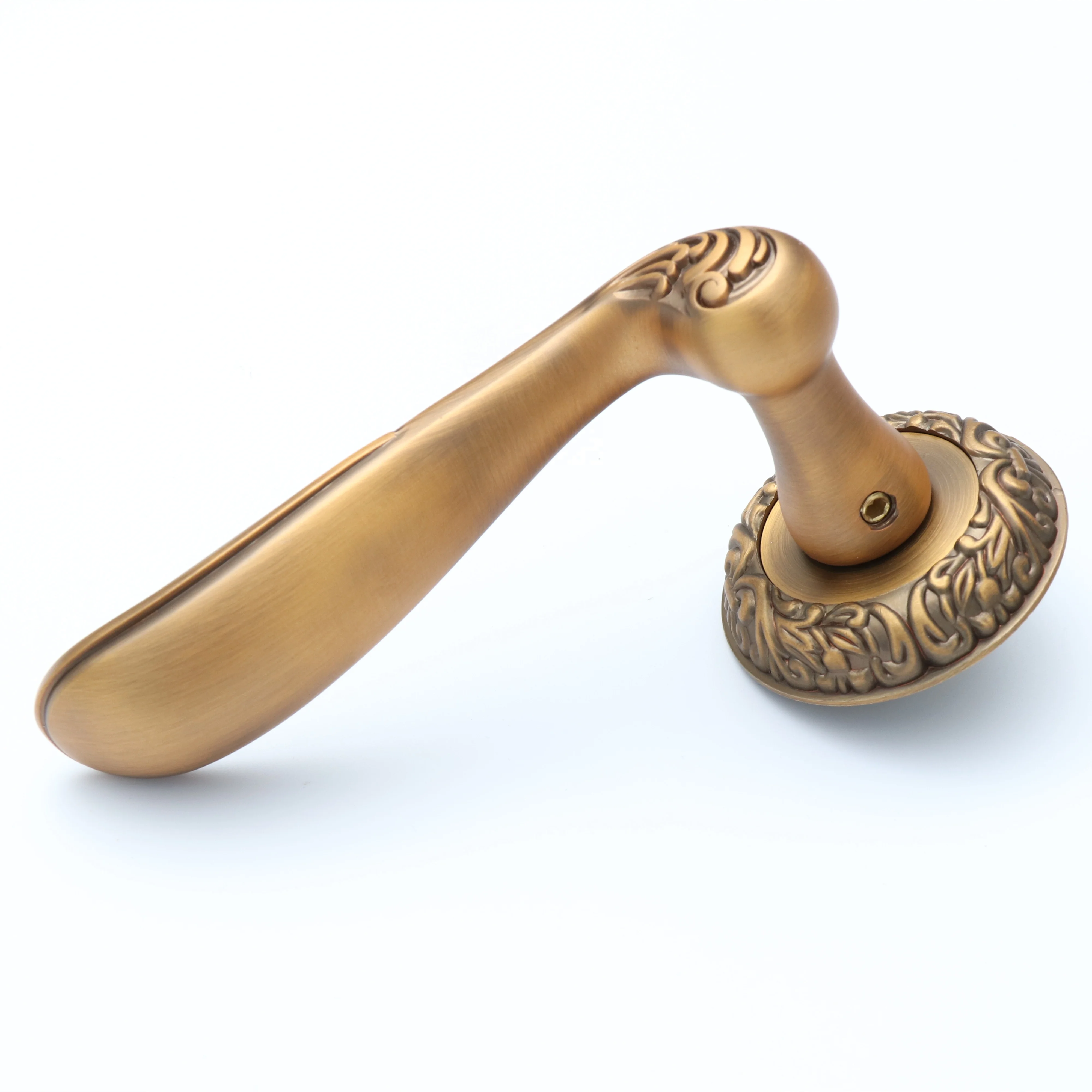 Пользовательские европейские и американские алюминиевые аксессуары, оконный античный шкаф, большая латунная ручка для наружной двери