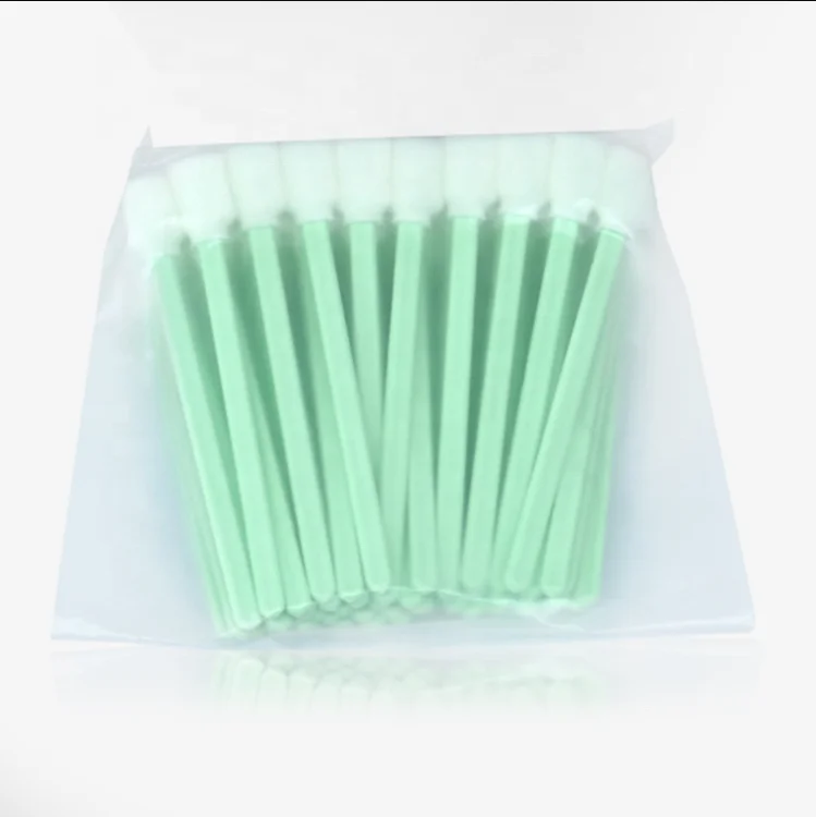 Dust-free sponge rod printer nozzles industrial wiping swabs UV printer swabs ink brush sponge rods