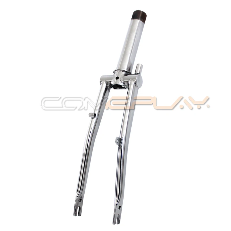 Factory Direct Titanium Cycling Trifold Bicycle Frame Front Fork V Brake Wholesale Bicycle Parts Spring Suspension Disc Brake