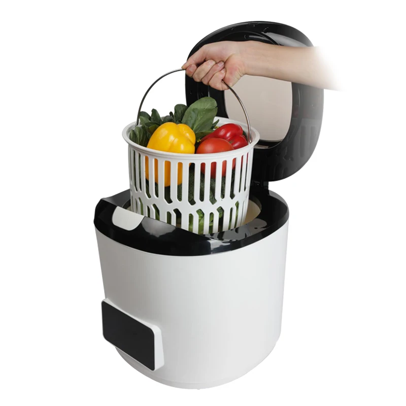 Intelligent touch-screen ultrasonic ozone cleaner  Vegetable/Fruit/Medical Cleaning machine for home use