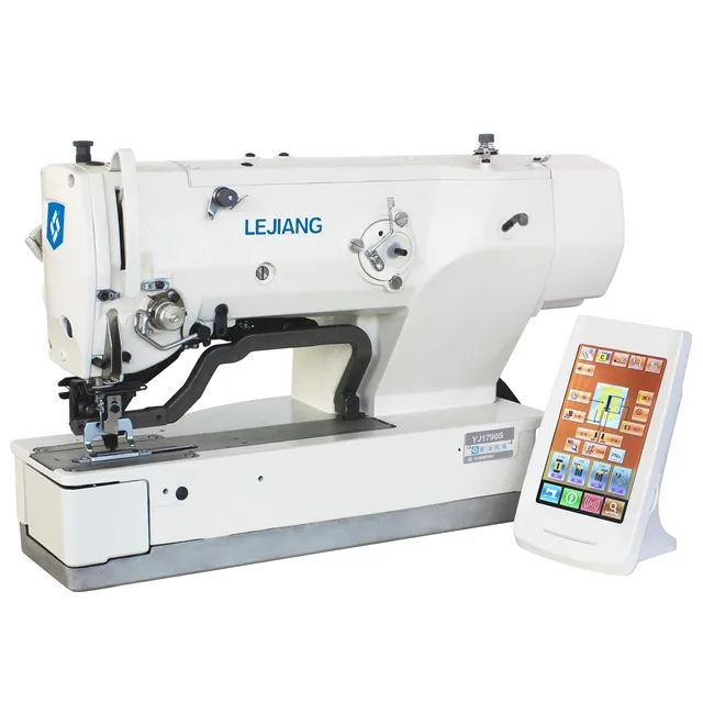 1790 Electronic Eyelet Button Holer Machine With Upper And Lower Thread TrimmerSpecial For Jeans