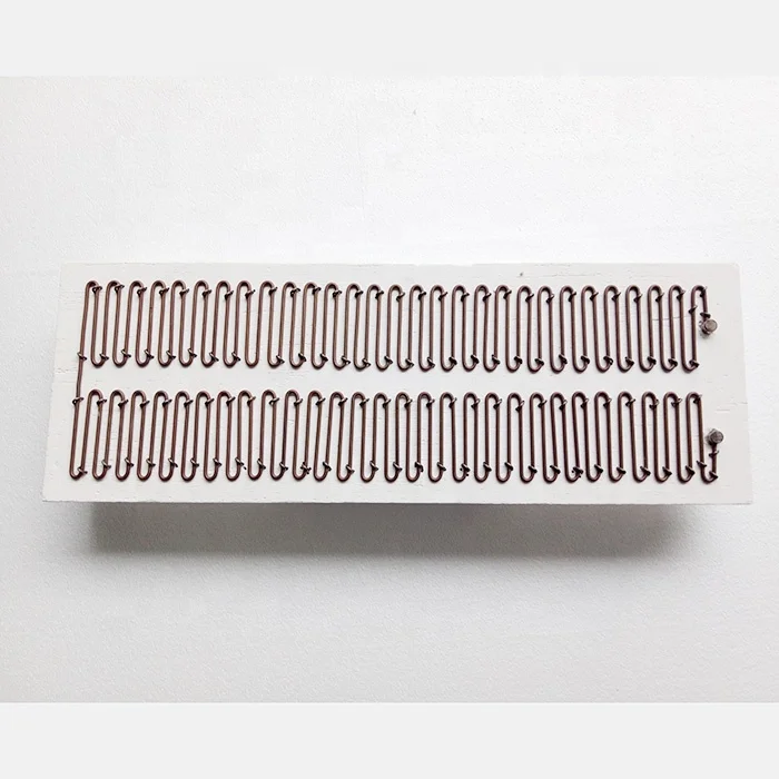 Ceramic fiber resistance wire heating board with temperature control