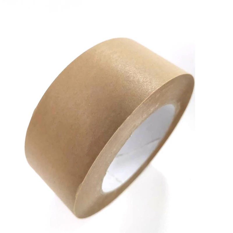 
China manufacturer no PE cover coated self-adhesive kraft paper tape without fiber glass 