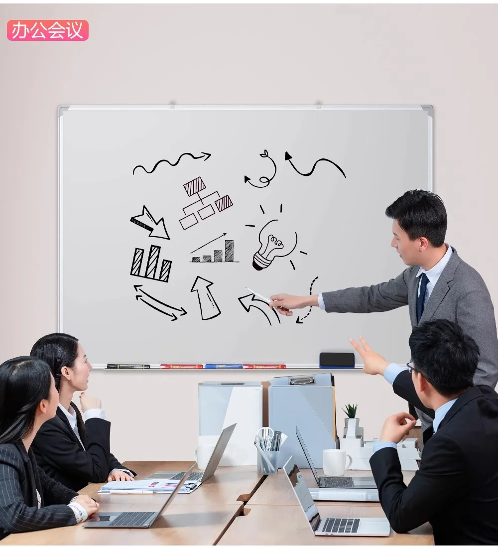 900*1200mm aluminum frame whiteboard, many people choose teaching board, high efficiency learning tools, easy to install