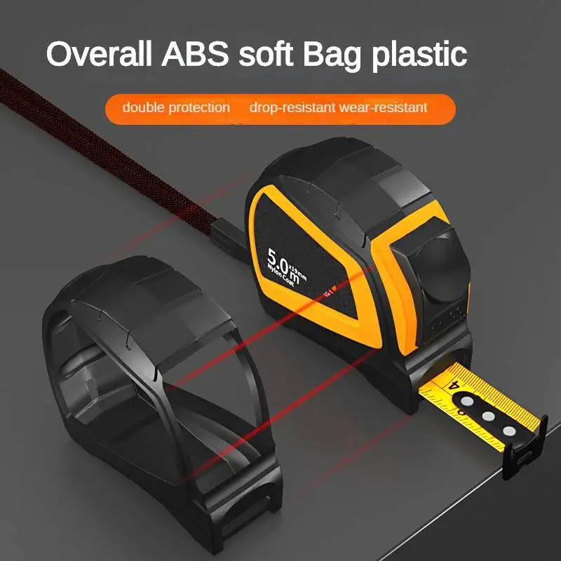 good quality Stainless Steel ABS Plastic 5m 3m promotional tape measures stainless steel