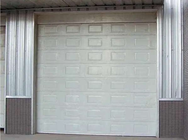 Finger Protection Garage Door With Small Pedestrian Access Door For Homes